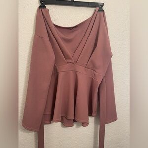 Dusty pink XL top